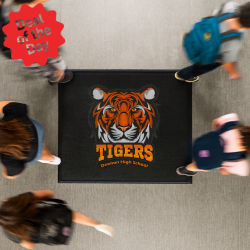 Scraper Step Rubber Logo Mats