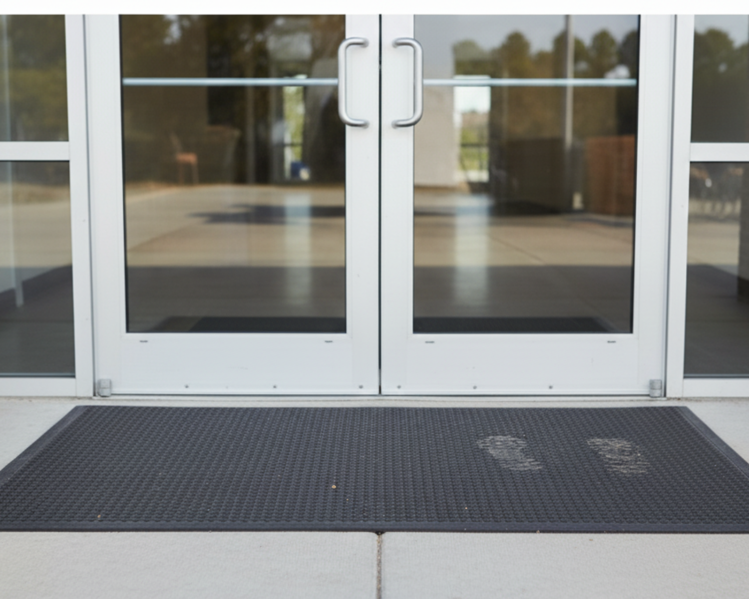 easy-step-entrance-mats-in-use Commercial Rubber Entrance mats