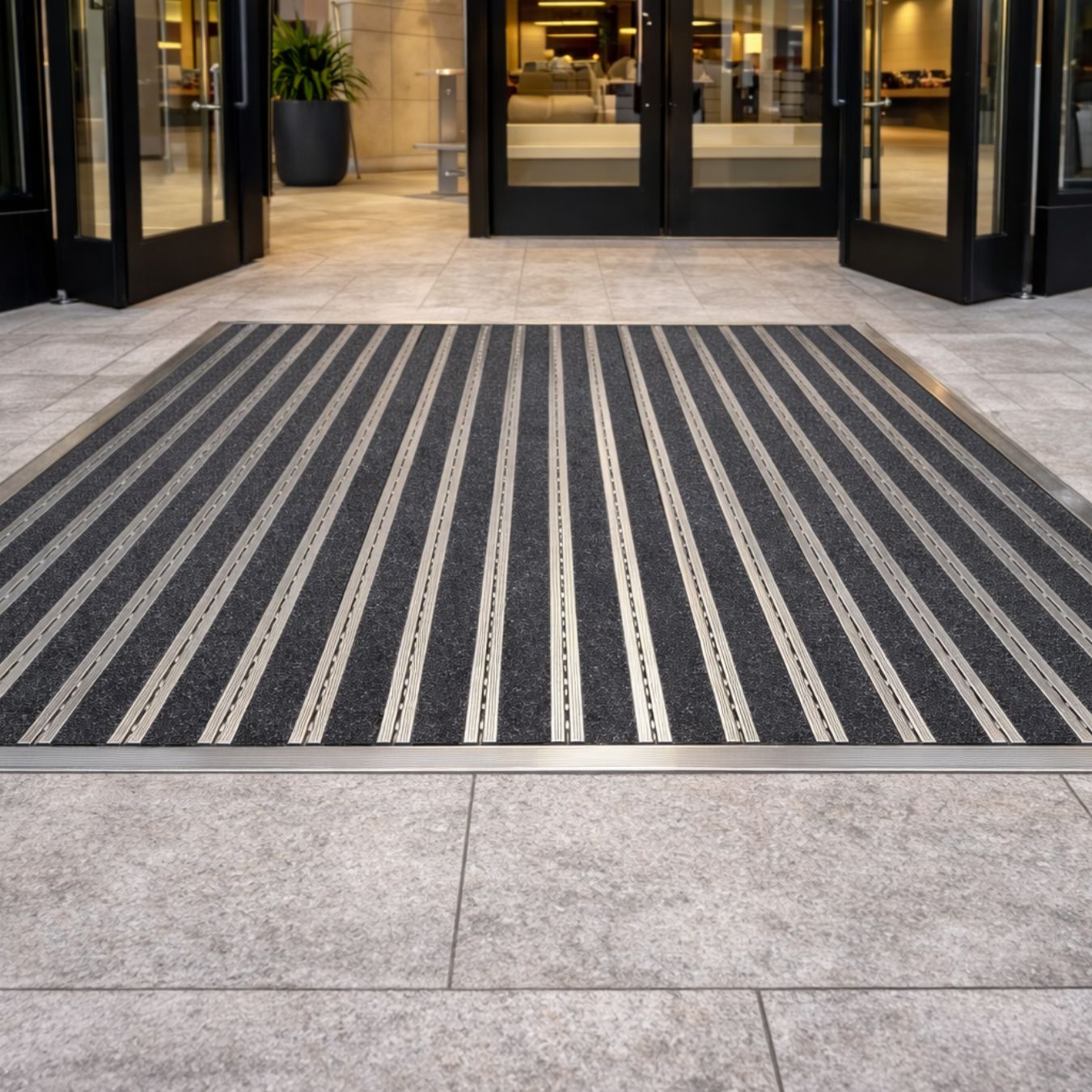 38 recessed grill mat- in use