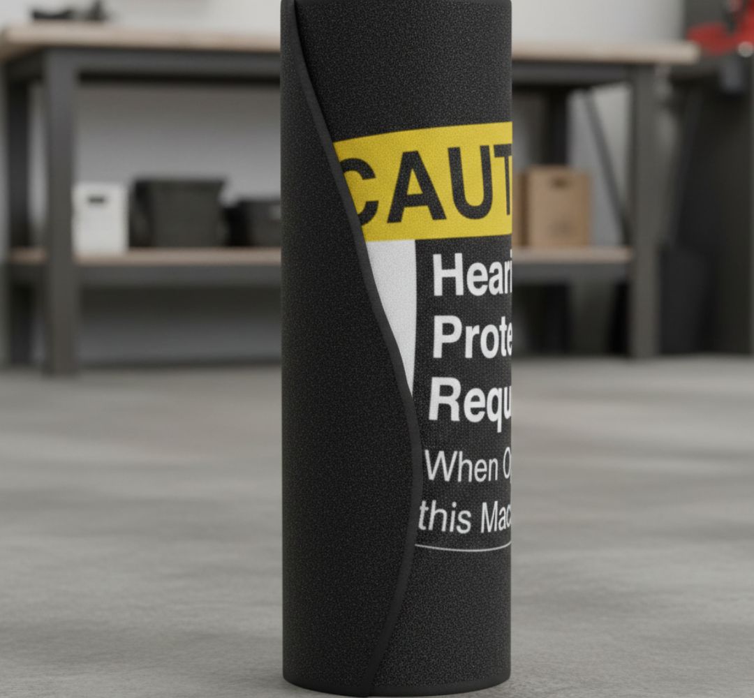 Antifatigue foam mats – rolled up