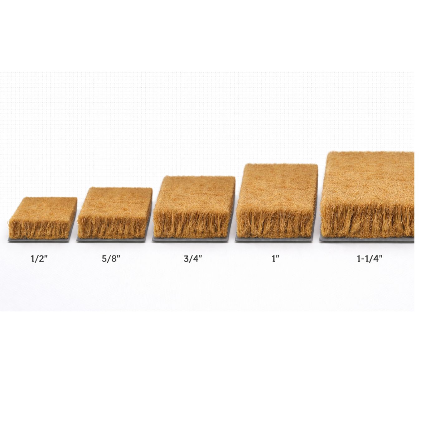 Coco mats thicknesses