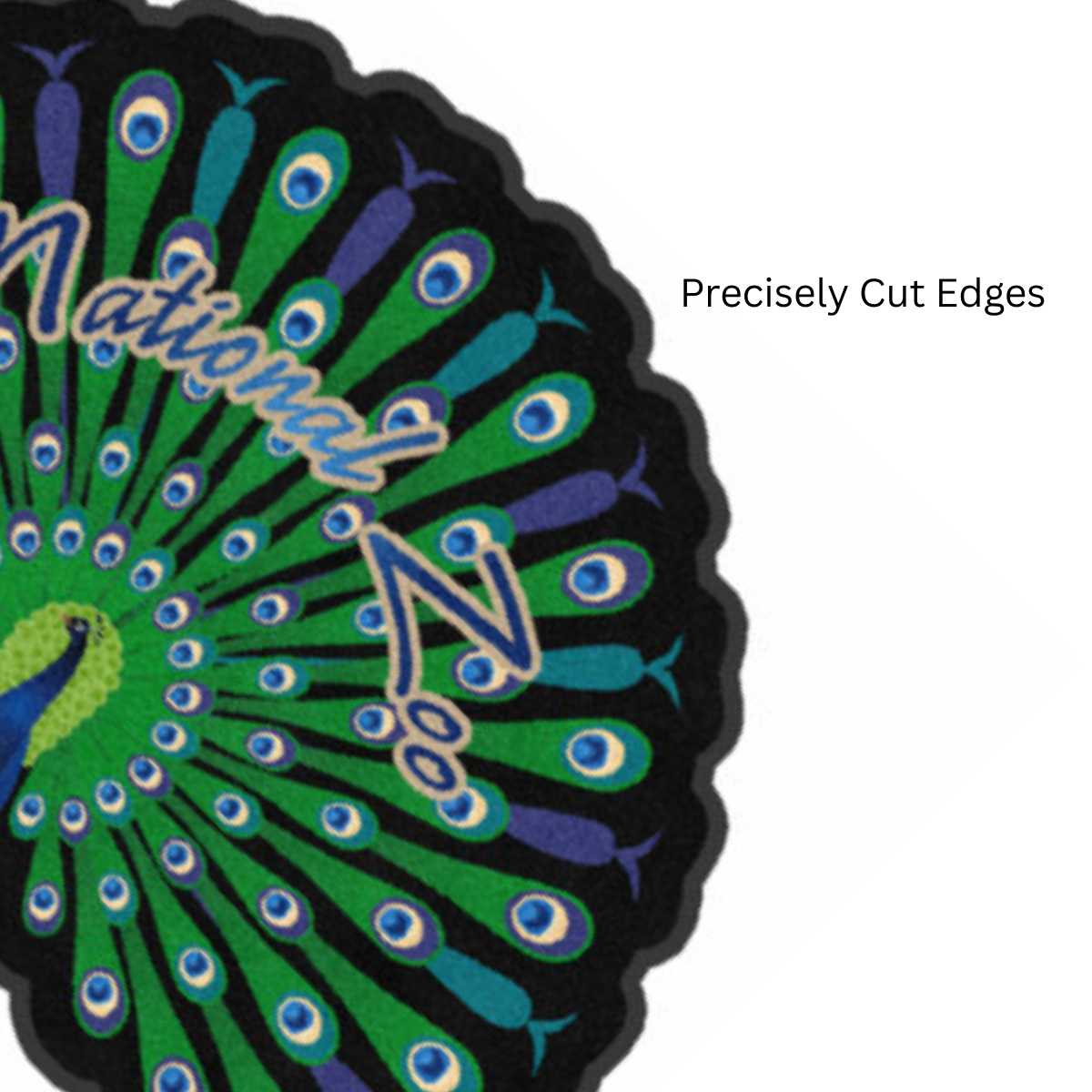 Custom-shape-logo-mat-edges