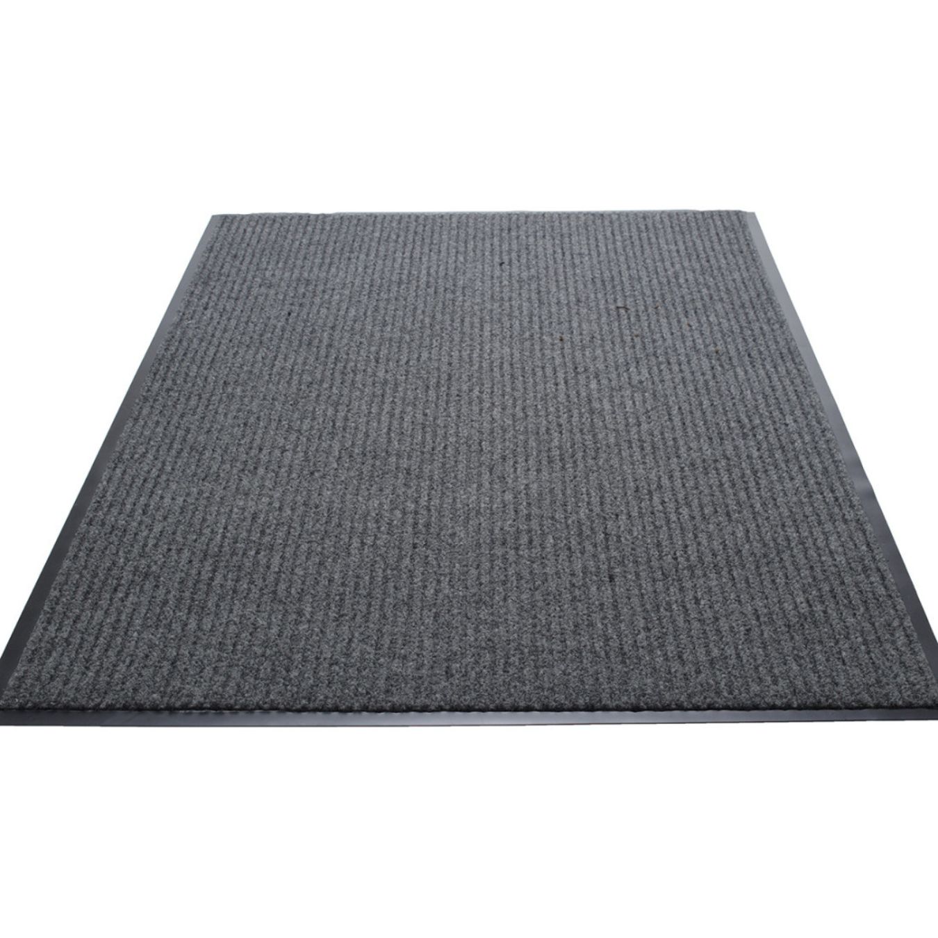 Ribbed entrance mats isolated