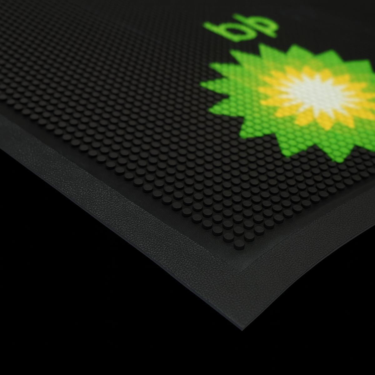 Scraper Step rubber logo mats corner