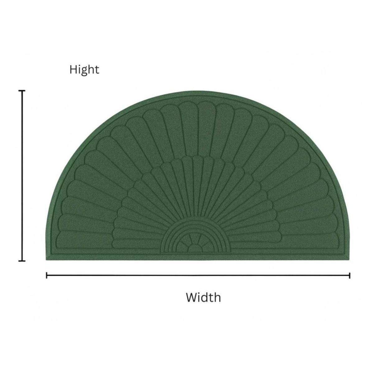 Watergurad Half rounded mats-diagram
